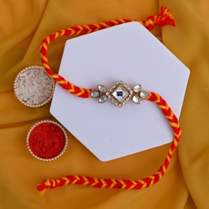 Mirror Bloom Designer Rakhi