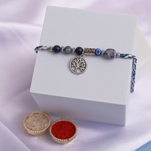 Lapis Tree of Life Designer Rakhi