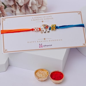 Auspicious Good Fortune Rakhi