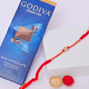 Surya Rakhi with Godiva Chocolate Truffles