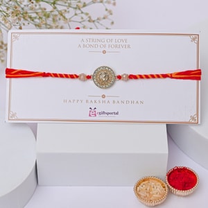 Sacred Crystal Om Rakhi