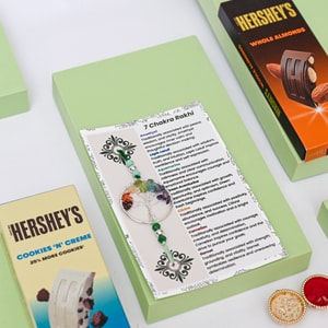 Seven Chakra Rakhi with Hershey