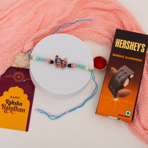 Radha Krishna Rakhi with Hershey