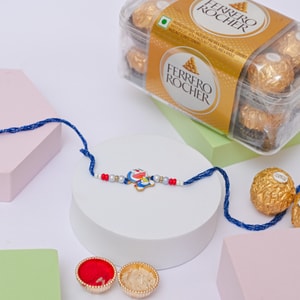 Doraemon Rakhi with Ferrero Rocher Gift Box
