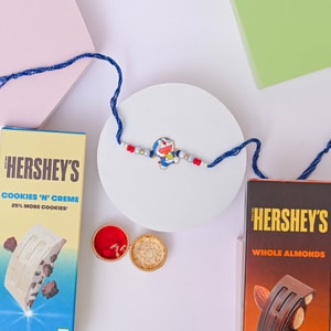 Doraemon Rakhi with Hershey
