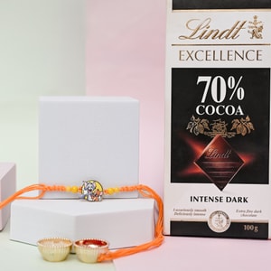 Tom & Jerry Rakhi with Lindt Dark Chocolate