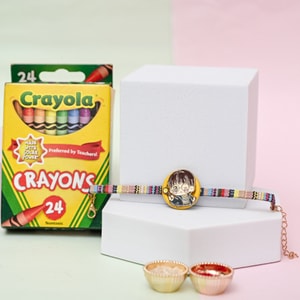 Harry Potter Kids Rakhi with Crayola Set