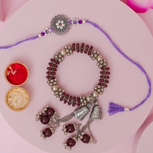 Classic Designer Bhaiya Bhabhi Rakhi Pair