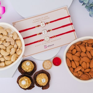 Premium Om Ganesha Rakhi Gift Hamper
