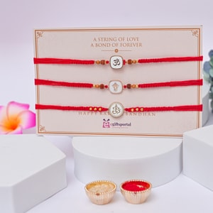 Divine Om & Ganesha Rakhi Collection