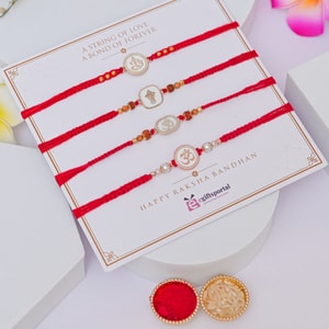 Sacred Om Ganesha Rakhi Collection