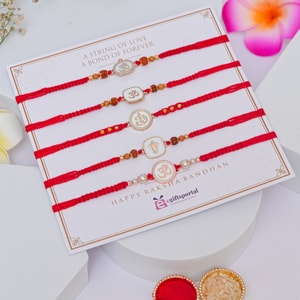 Divine Om Ganesha Rakhi Collection